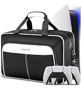 COMECOI Carrying Case for PS5, Travel Case for PS 5 Protective, Large Capacity Storage Bag Compat...