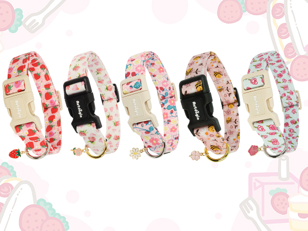 pink dog collar