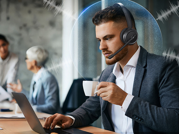 wireless headset with microphone