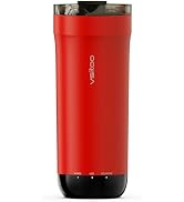 Vsitoo S5 Self Heating Travel Mug 16oz, Rechargeable Coffee Mug with Car Charger Kit, AI Auto-Sen...