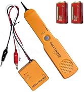 Automotive Circuit Tracer, Wire Tracer Electrical Tool with Alligator Clips & RJ11 Plug, Wire Tra...