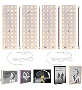 CMYK Lithophane LED Backlight Board Kit for Bambu Lab P2S/H2D/X1/P1P/A1(Adjust Brightness),Led La...