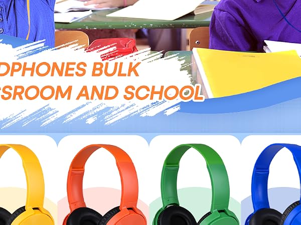 bulk headphones for classroom