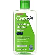 CeraVe Micellar Water, New & Improved Formula, Hydrating Facial Cleanser & Eye Makeup Remover, Fr...