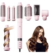 6-in-1 High-Speed Hair Dryer Brush Blow Dryer 110,000 RPM with Interchangeable Heads, Hair Stylin...
