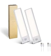 East Grove Home Magnetix 8in Re-Chargeable LED Under Cabinet Motion Sensor Light Bar with Magneti...