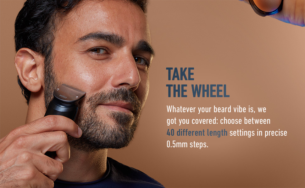 Take the wheel choose between 40 different lenght settings in precise 0.5mm steps