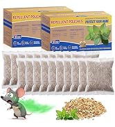 20 Pack Rodent Repellent Pouches, Botanical Mouse Repellent for Indoor Use, Natural Mice Deterren...