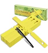 Plant Labels Yuanling 200Pcs Plastic Plant Tree Tags Wrap Around Hanging Tags Nursery Tree Marker...