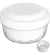 Mckkor Leak Proof Denture Case, Denture Cups Bath,Dentures Container with Basket Denture Holder f...