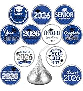 240Pcs Class of 2026 Graduation Stickers,Congrats Party Favors Chocolate Sticker Candy Labels for...