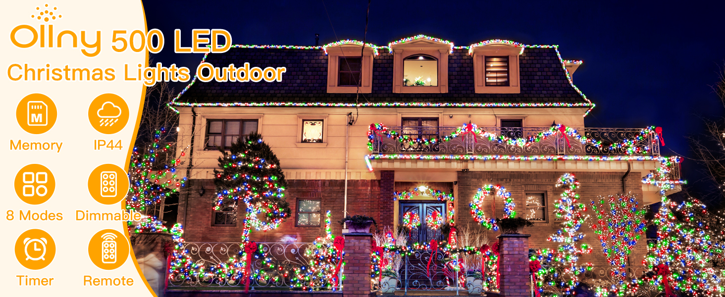 multi color christmas lights
