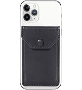 Adhesive Cell Phone Ultra-Slim Leather Wallet YUNCE Stick on Wallet for Credit Card, Business Car...
