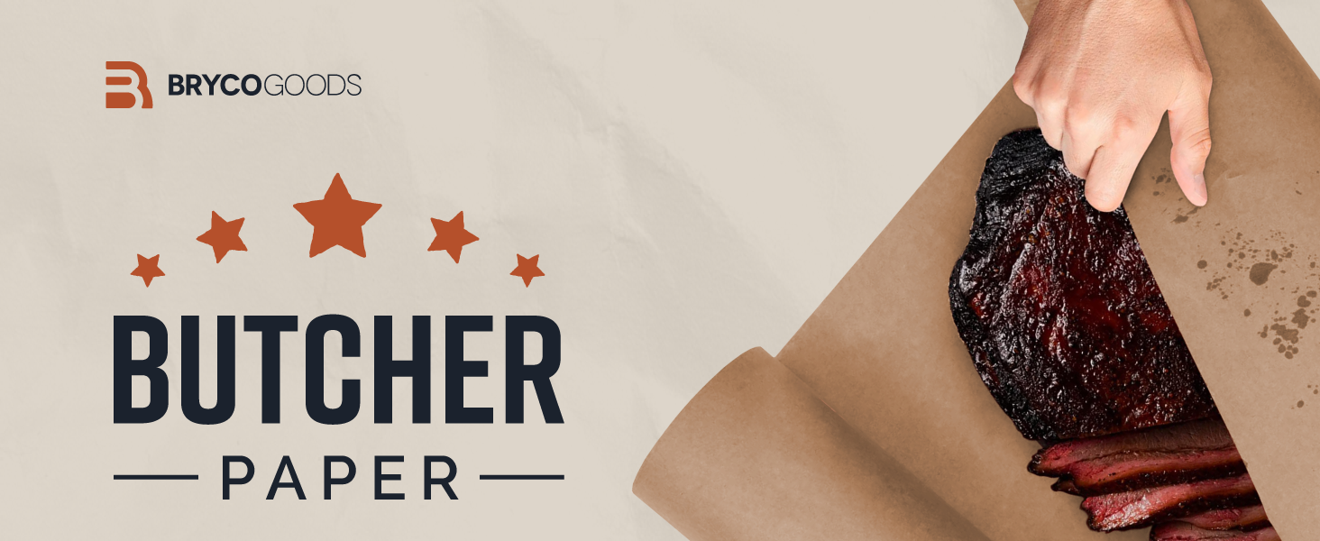 Brown Kraft Butcher Paper Roll - 24 Inch x 175 Feet Meat of all Varieties Unbleached