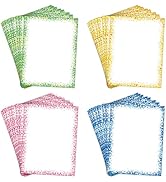 Tlenpo Colorful Dots Stationery Paper - 80 Sheets, 4 Styles Double Sided, Letter Size Decorative ...