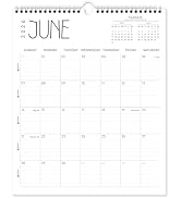 Guasslee Wall Calendar 2026-2027, 14"x11.5" Vertical Wall Calendar 2026, 13-Month Desk/Wall Calen...