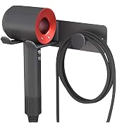 FLE Hair Dryer Holder Wall Mounted, New Upgrade Stainless Steel Self Adhesive Blow Dryer Holder R...