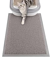 ondware Cat Litter Mat, 20x15 in Litters Box Mat Waterproof Non-Slip Easy to Clean Washable Trapp...