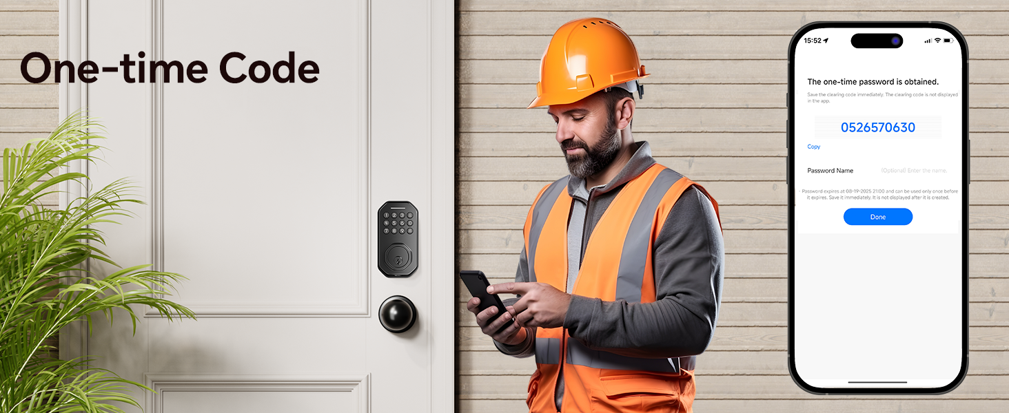 keyless entry door lock