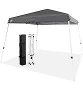 Abba Patio 10x10 Slant Leg Canopy Tent, Outside Canopy, Portable Commercial Canopies Shelter with...