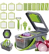COMUSTER Vegetable Chopper, Pro Onion Chopper,Upgraded version multifunctional vegetable cutter m...