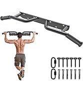 Kipika Heavy Duty Wall Mounted Doorway Pull Up Bar, Multifunctional Chin Up Bar, Portable Fitness...