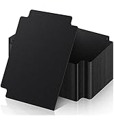 60 Pieces Trading Card Dividers Black Playing Card Separators Playing Board Game TCG Dividers Car...