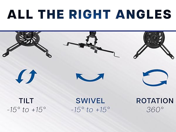 Extending Ceiling Projector Mount, Height Adjustable Projection