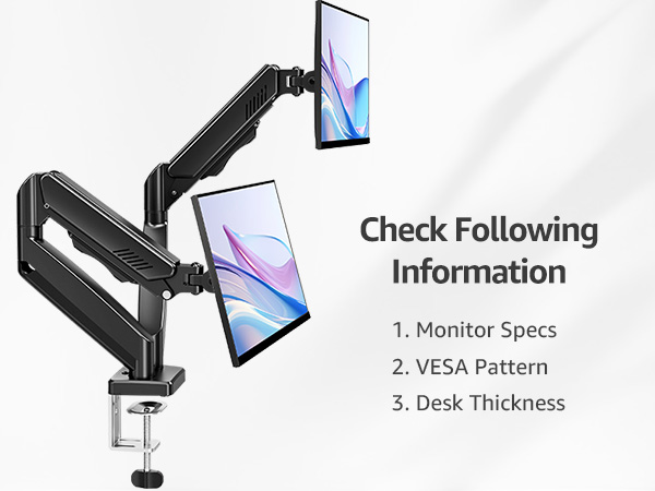 dual monitor stand