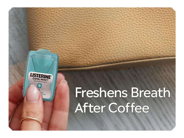 Sugar free, post meal, post coffee, dissolving strips
