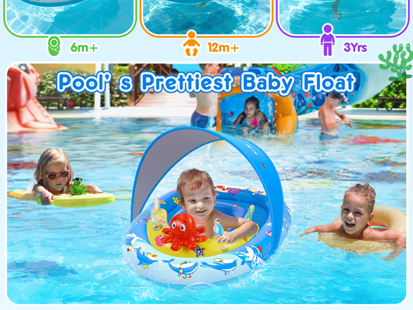 baby pool floats 12-18 months