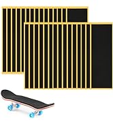 ACFELLE 30Pcs Fingerboard Foam Grip Tape, Pro Wooden Mini Skateboard Adhesive Stickers, Non Slip ...