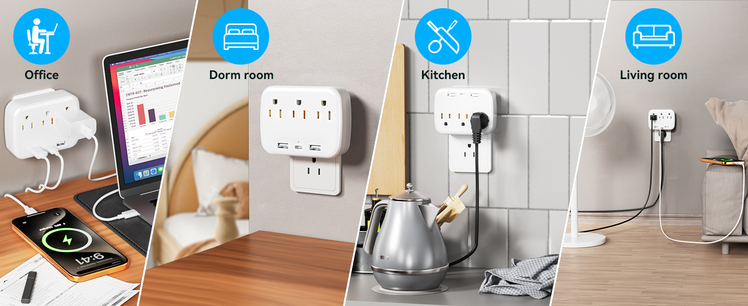 multiplug wall outlet
