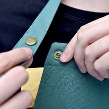 Adjustable 30 Inch Neck Strap APRON green smock
