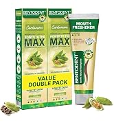 Bentodent Natural Toothpaste for Entire Family Incl Kids - SLS Free, Fluoride Free - Freshens Bre...