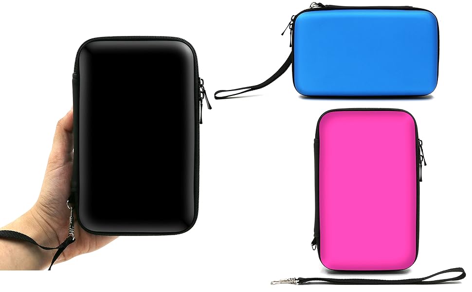 ADVcer 3DS Travel Carrying Case - Customer Favor, Stylish Design with Detachable Hand Strap