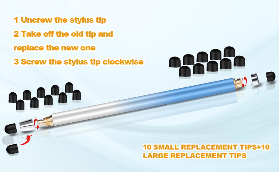 Easy to replace tips