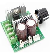 RioRand 12V-40V 10A PWM DC Motor Speed Controller with Knob-High Efficiency, High Torque, Low Hea...