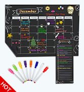 MoKo Magnetic Calendar for Kitchen Refrigerator, 16.73