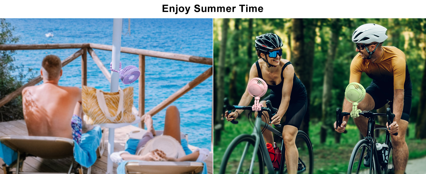 fan for travel bike beach