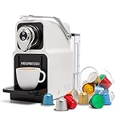 Mixpresso Espresso Machine for Nespresso Compatible Capsule, Single Serve Coffee Maker Programmab...