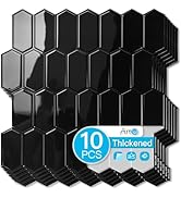 Art3d 10-Sheet Heavy-Duty Peel and Stick Backsplash, Self-Adhesive Vinyl Wall Tiles for Kitchen C...