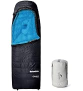 Naturehike 0 Degree Ultralight Down Sleeping Bag for Adults, 650 Fill Power, Backpacking Cold Wea...