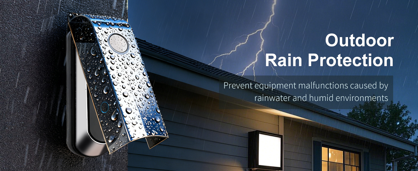 Prevent equipment malfunctions caused by rainwater and humid environmentS