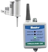 Hunter Rain Clik WRCLIK Wireless Rain Sensor System, Automatic Shutoff for Sprinkler Controllers,...