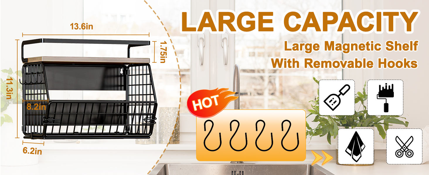 large hanging wire basket