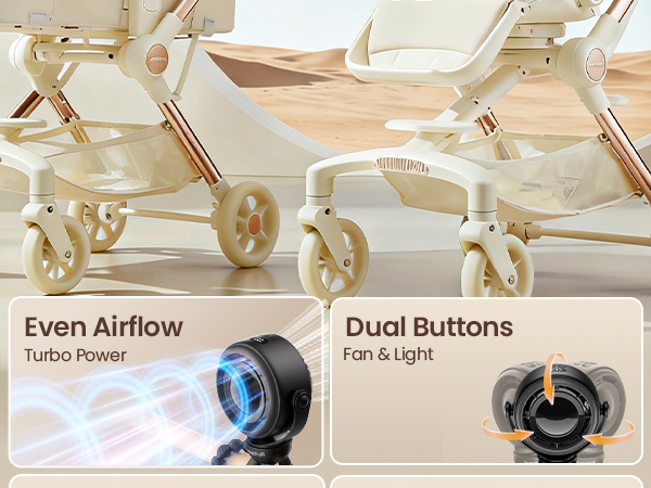 baby stroller fan