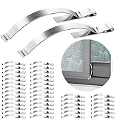 30 Pcs Corner Mount Flat Window Spring Stainless Steel Window Screen Clips, Prevent Screen Window...