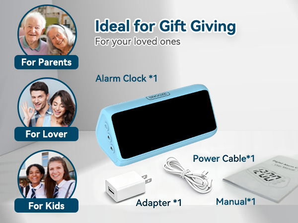 alarm clocks for gift giving