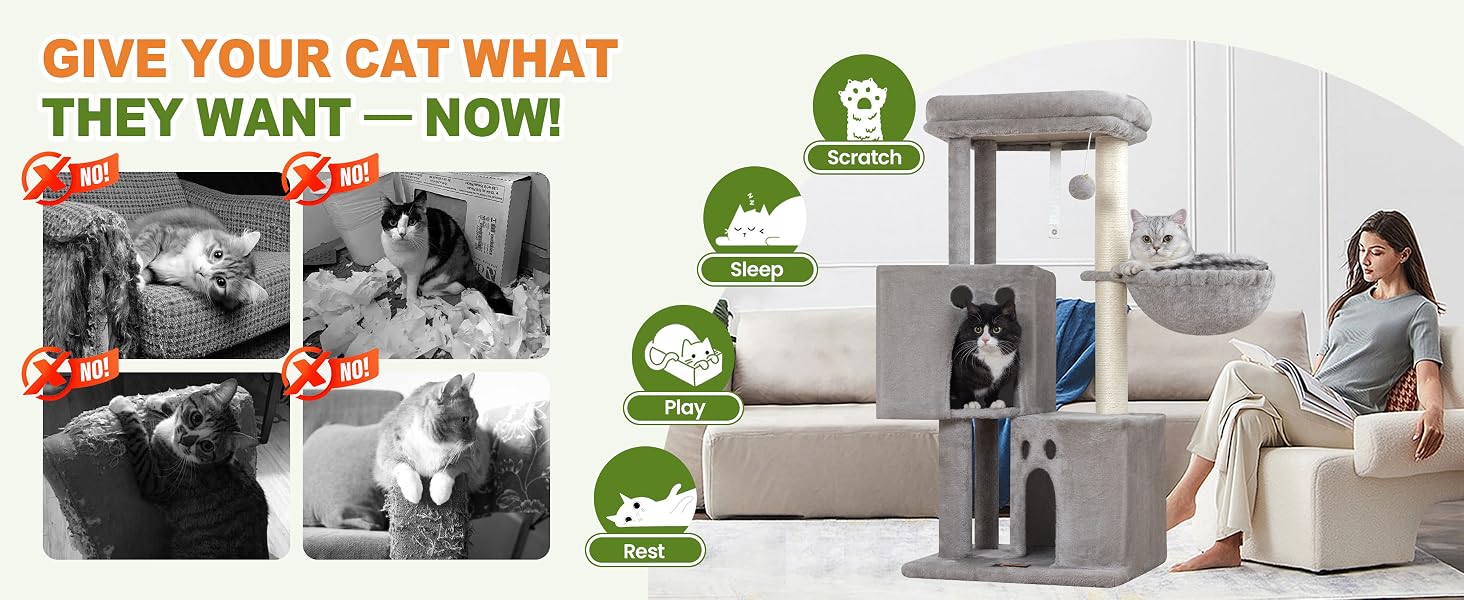 small cat tower